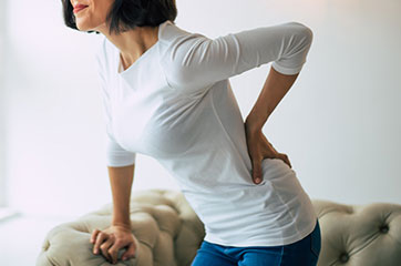 patient needing sciatica treatment in Orange